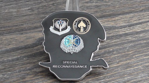 USAF SOCOM AFSOC SR Air Force Special Reconnaissance Skull Challenge Coin - Bild 3 von 9