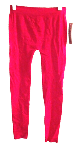 Leggings Rosa Caliente, Talla Única Cintura 25" - 34" Entrepierna 23" - Imagen 2 de 6