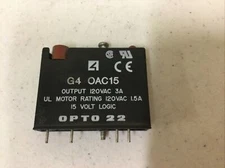NEW, OPTO 22 G4 OAC15 / JJ58833BJ UL MOTOR RATING 120VAC-1.5A, FREE SHIPPING