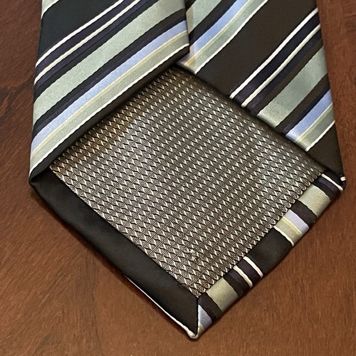 Stafford Essentials Green Hand Made 100% Polyester Men’s Neck Tie Made In China - Picture 2 of 9