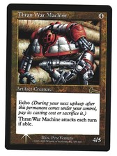 Magic the Gathering MTG Urza's Legacy ULG 1999 #134 Thran War Machine FOIL LOT1