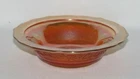 Federal Glass NORMANDIE "Bouquet and Lattice" Marigold Iridescent Sm Berry Bowl