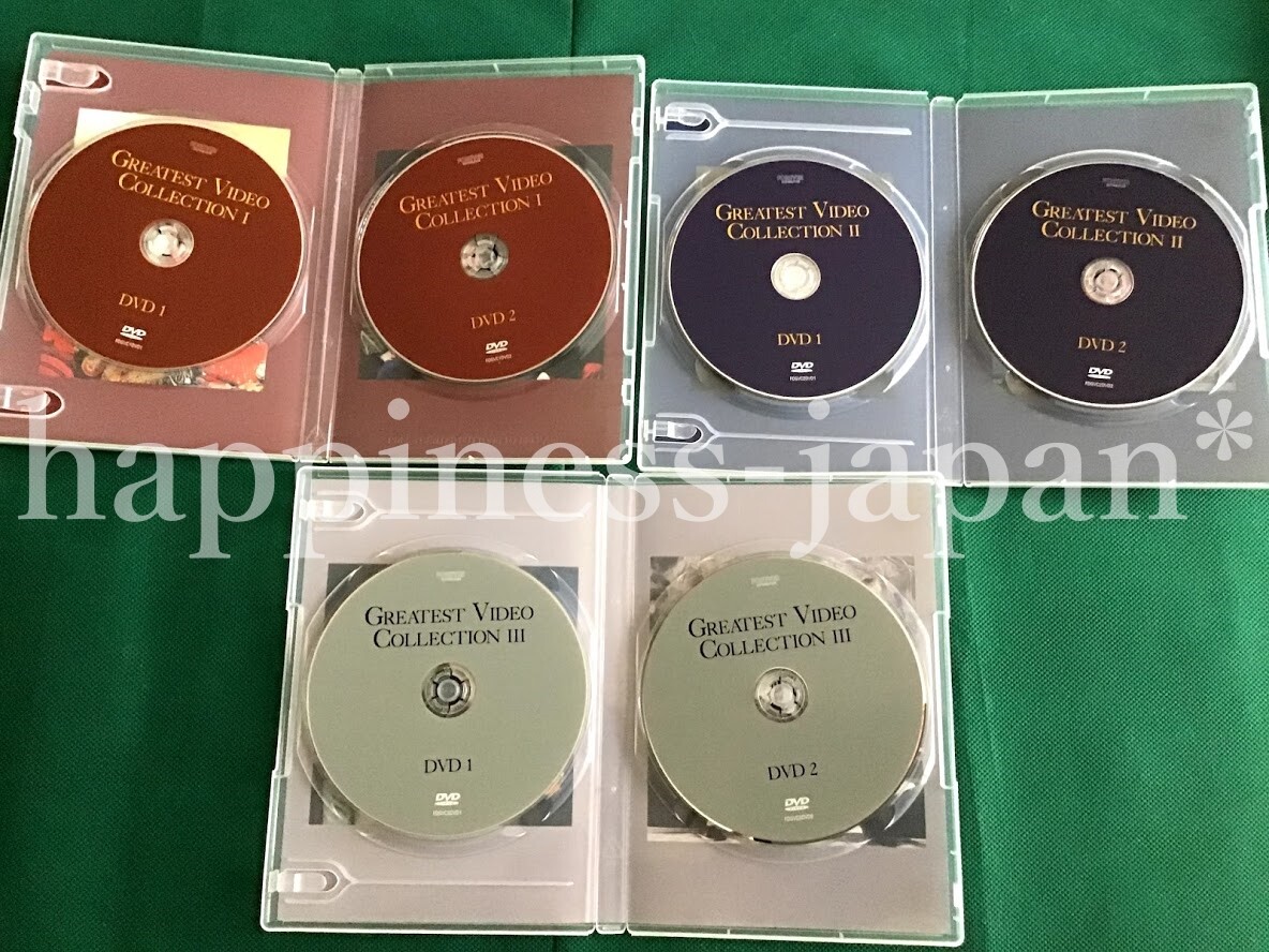 Queen Greatest Video Collection Vol. 1 - 3 DVD 6 Discs Case
