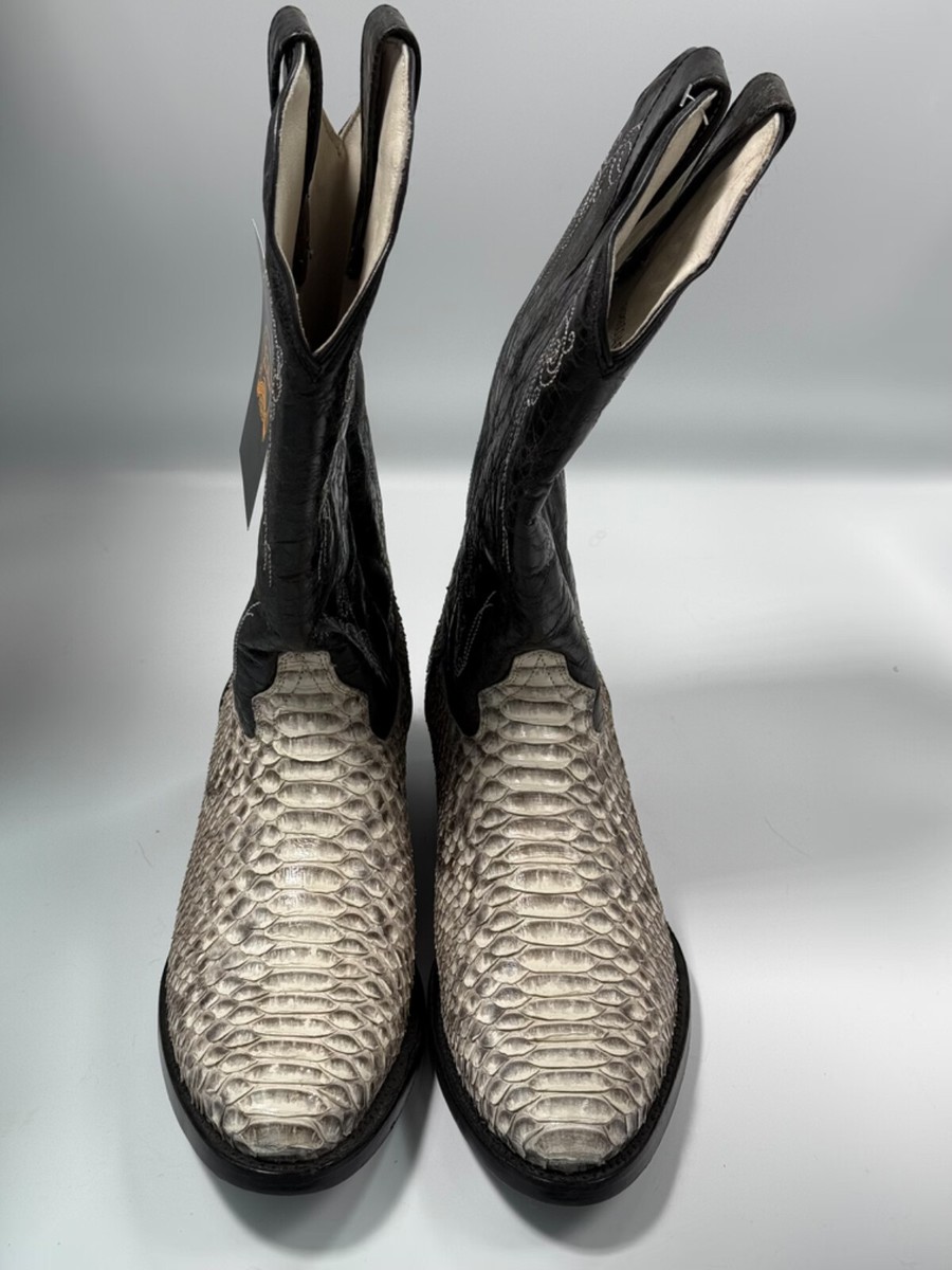 J.B. Dillon Mens Cowboy Western Boots Python Snake Leather  display picture 2