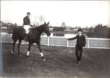 Sport équestre, Fragilité à Mr Wooland monté par Burgogne Vintage silver print