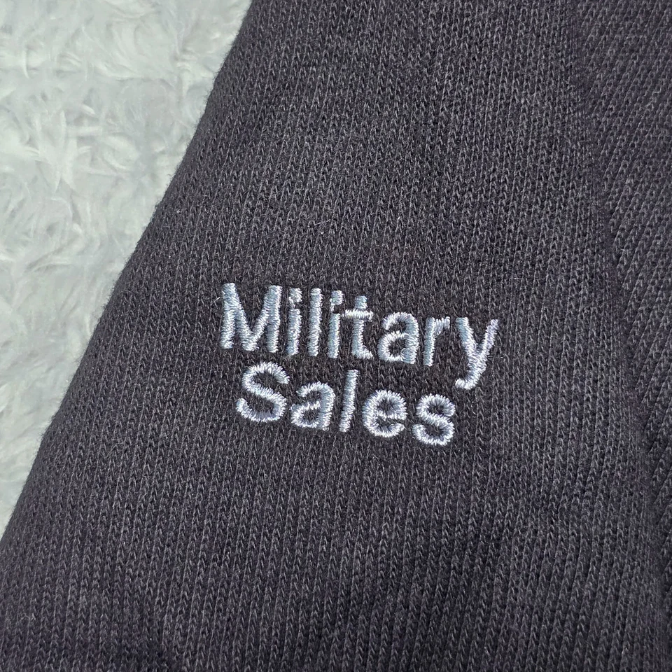 Suéter Cutter Buck Para Hombres Grande Negro Algodón 1/4 Cremallera Pullover SMUCKERS NUEVO CON ETIQUETAS Foto 3 de 4