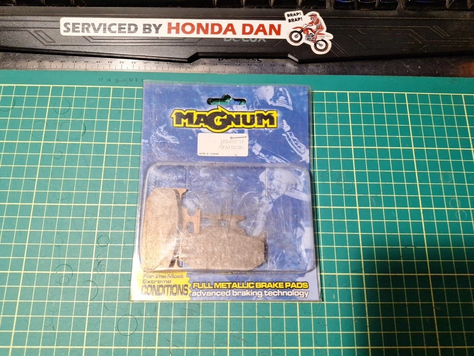 Yamaha YZ125 YZ250 Suzuki RM125 RM250 Magnum Pads FA152/2R Se adapta a 91-07 125-250cc Foto 2 de 4