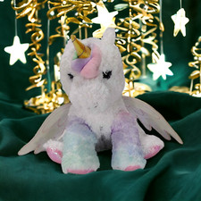 Mattel Barbie Dreamtopia Kiss Care Unicorn Plush Stuffed Toy Lights Sound WORKS