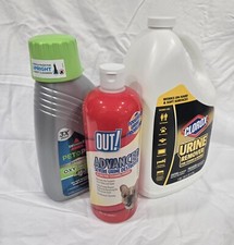 Pet Cleaning Supplies - Partial Bottles Read Description 