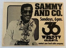 1975 WRET tv ad ~ SAMMY AND CO. Sammy Davis Jr