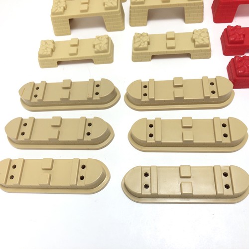 Thomas & Friends Trackmaster TAN and Red Rock Track Risers Mixed Lot of 16 Pcs. - Picture 3 of 14