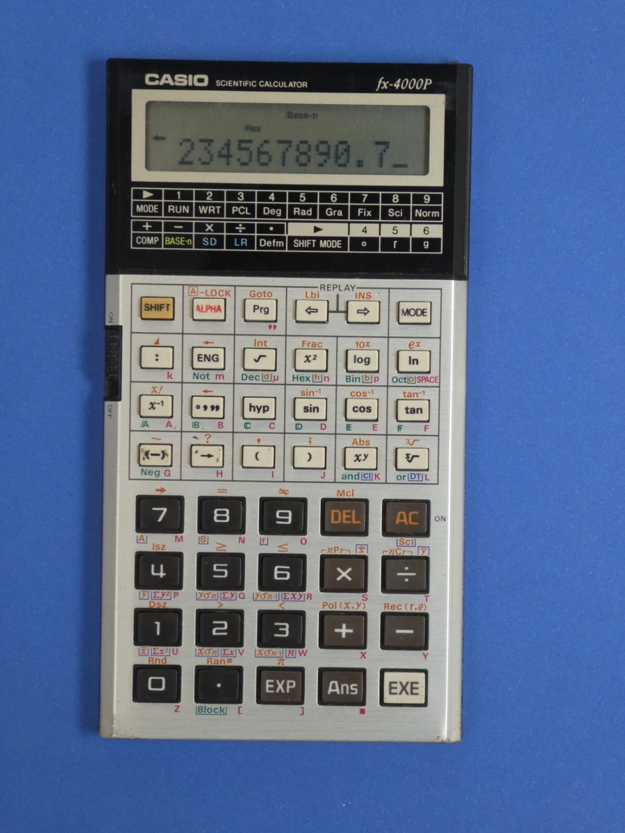 Casio fx 4000p sales