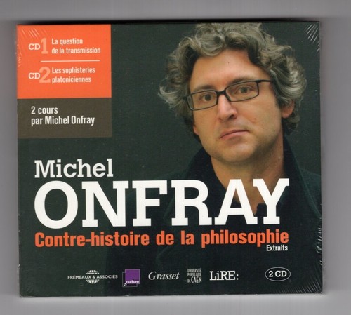 Michel Onfray 2x CD Question de la transmission + Sophisteries