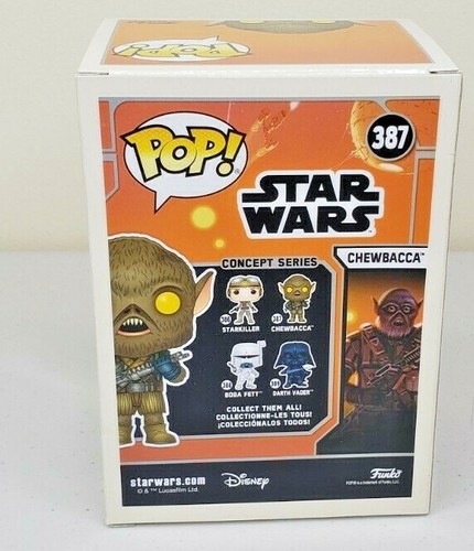 Chewbacca #387 Funko Star Wars Galactic Convention 2020 Concept Series EN MANO - Imagen 3 de 5