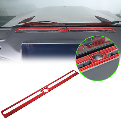 Red Carbon Fiber Center Console Dashboard Strip Trim Für Ineos Grenadier 2020-24