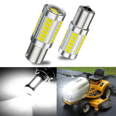 2 SUPER Brite LED light bulbs for Husqvarna YTH24V48 LGT48DXL TS354D bulb lights