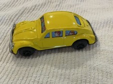 Tin Volkswagon Beetle Friction Drive Vintage Japan, Wheels Move But Not Working