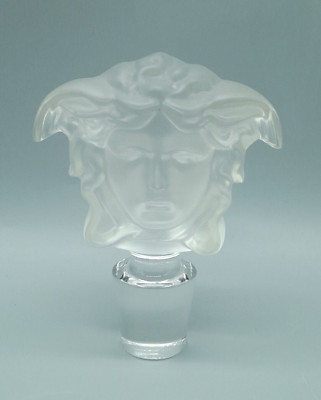 Rosenthal Versace Medusa Lumiere Verschluss Stöpsel 12,5 cm Glas Dekanter
