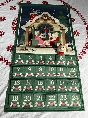 Vintage Avon Countdown to Christmas Advent Calendar With Mouse Hanging |  eBay