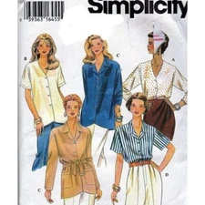 Simplicity Sewing Pattern 9359 Misses Blouse Size 8-12