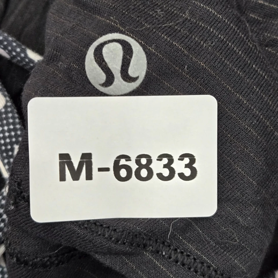 Женская майка Lululemon 8 черная в горошек дикая спортивная одежда пуловер с глубоким круглым вырезом - Изображение 2 из 4