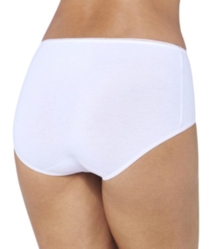 SLOGGI DONNA MUTANDA COTONE - 24/7 COTTON MIDI pezzi 3 bianco nero - Foto 5 di 7