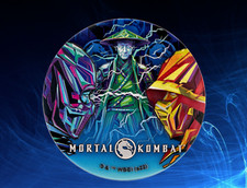 Mortal Kombat 2 Oz Silbermünze 5$ Niue 2022 color High Relief
