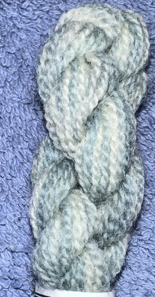 Res Naturae Yarns 100% Merino Wool Crewel Tapestry Yarn Blue Green Hand Dyed - Image 3 of 3
