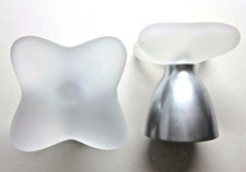 Delta GH691MC Graves Roman Faucet Cross Handles Satin Glass Matte Chrome 2 Large