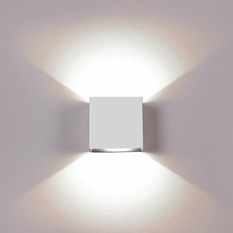 6W Modern Led Wall Lights Up Down Cube Sconce Fixture Lamp Lighting ...