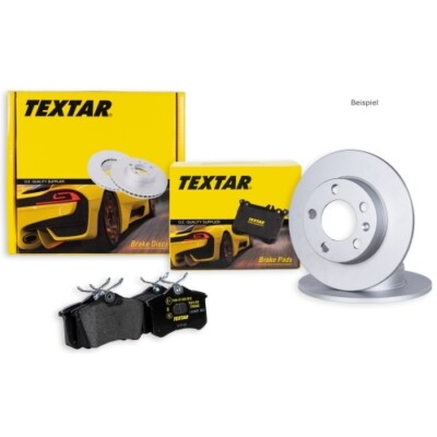 TEXTAR Bremsenset hinten Ford Galaxy 2 Bremsscheiben + Bremsbeläge