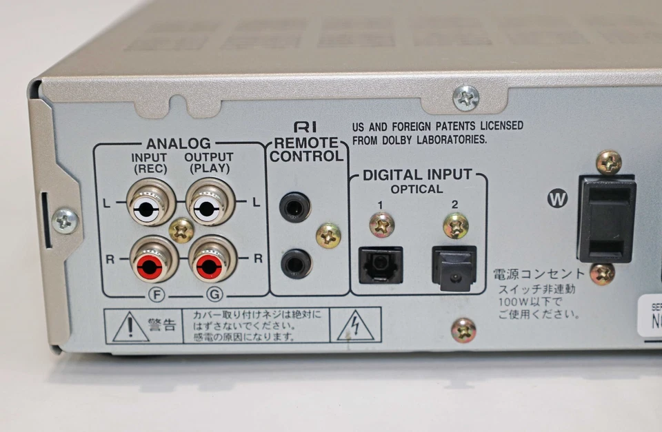 ONKYO MD-105X MiniDisc Deck Recorder Player MD Deck Junk pour pièces Japon - Photo 4/4