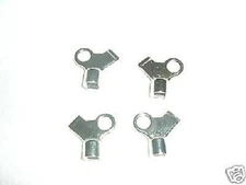 HVAC RADIATOR BLEED VENT KEY FOR COIN KEY AIR VENT VALVES (4) FAST FREE SHIP