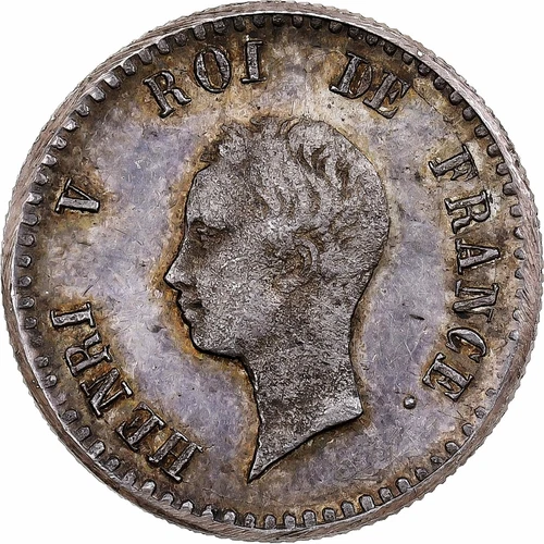 [#485704] France, Henri V, 1/4 Franc, 1832, Silver, NGC, MS64, Gadoury:354, KM:2