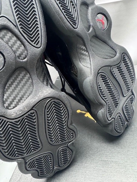 JORDAN 6 ANILLOS Negro Rojo Fuego Antracte-Hombres Talla 10.5 *Nuevo Foto 3 de 4