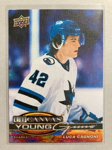 2025-26 Upper Deck UD Canvas #C-113 Luca Cagnoni YG RC