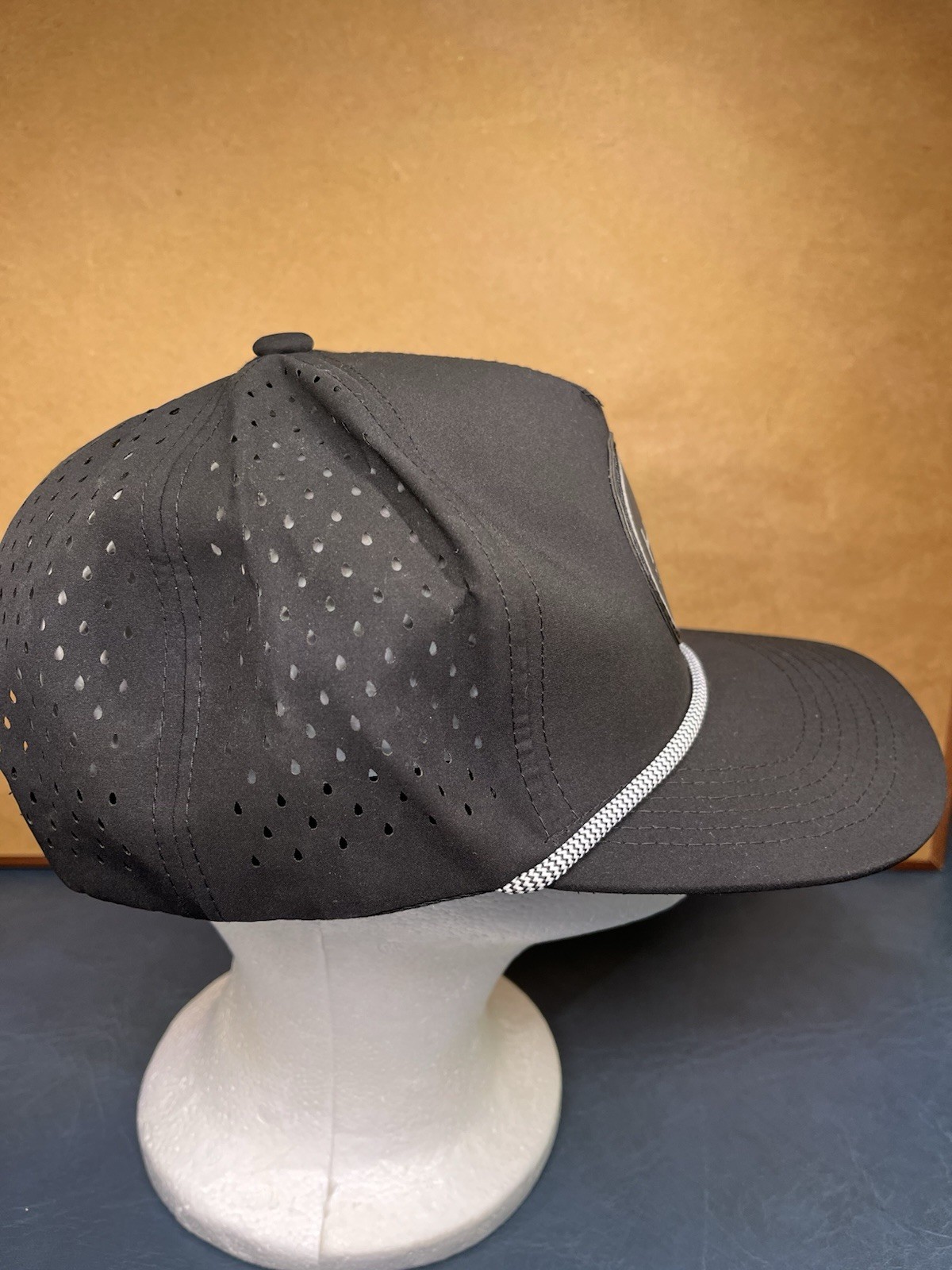 HCM Construction Leather Patch Black Mesh Breatha… - image 2