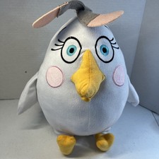 Angry Birds Matilda Plush White Pink Feathers Girl Bird Pillow Large Big 15  