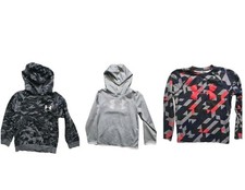 Under Armour Boys Hoodie Small Youth Gray Lot Of 3