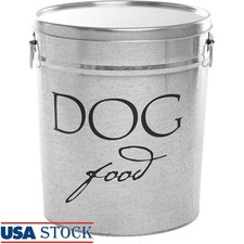 Airtight Dog Food Canister Eco-friendly Steel Freshness Locking Kitchen Storage