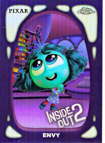 Envy [Red] #HQ-8 2024 Topps Chrome Disney Headquarters card