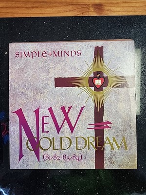 Simple Minds New Gold Dream 1982 LP Gold Purple Colored Promo Vinyl  EX