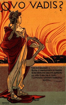 MARTINI Alberto - Art Nouveau - Opera: Quo Vadis? - Roma - VG - #005
