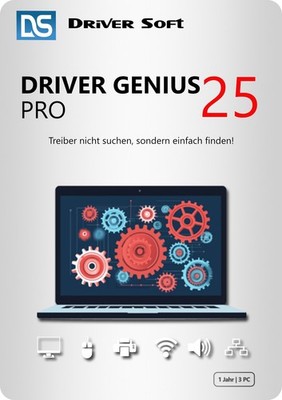 Driver Genius 25 PRO 3-Geräte / 1-Jahr *Treiber-Aktualisierung* #PKC