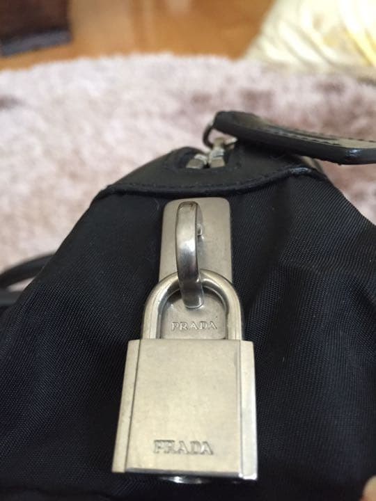 PRADA Mini Bowling Boston 00s Shoulder Bag Archive Black Nylon