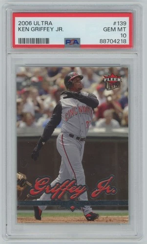 Ken Griffey Jr. 2006 Fleer Ultra PSA 10 #139 Cincinnati Reds