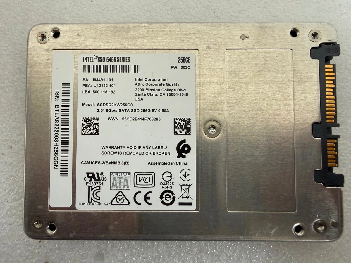 Intel SATA III 256 GB Solid State Drives for sale | eBay