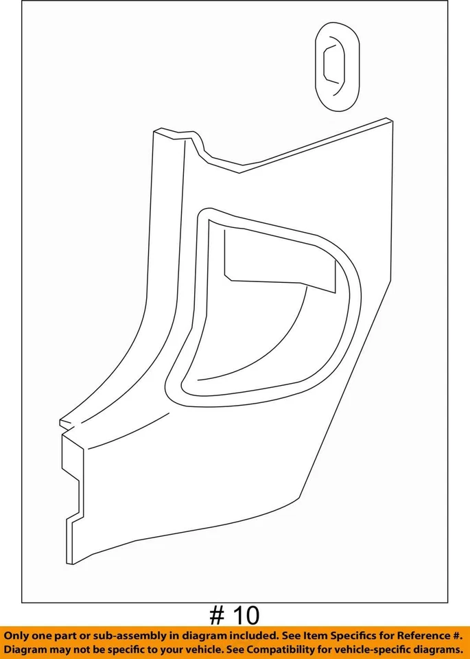 FITS 2006-2010 CHEVROLET HHR PANEL COWL SI TR *LT CASHM 22736445 - NEW OEM - Image 3 of 3