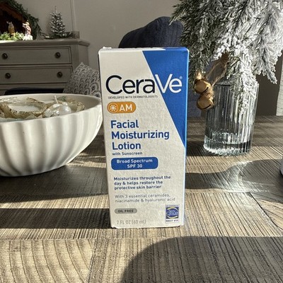 CeraVe AM Facial Moisturizing Lotion with Sunscreen - SPF 30, 60ml