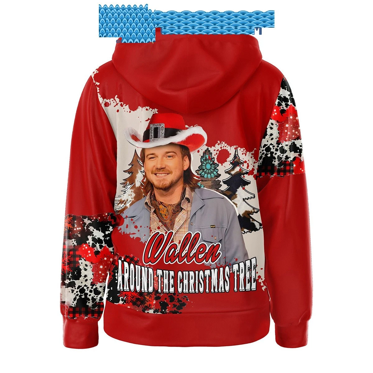 Wallen Western Around The Christmas Tree Hoodie